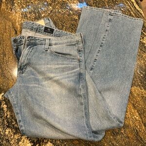 AG Adriano Goldschmied Mens Tellis modern slim 32 X 32 98% cot 2% poly zip front